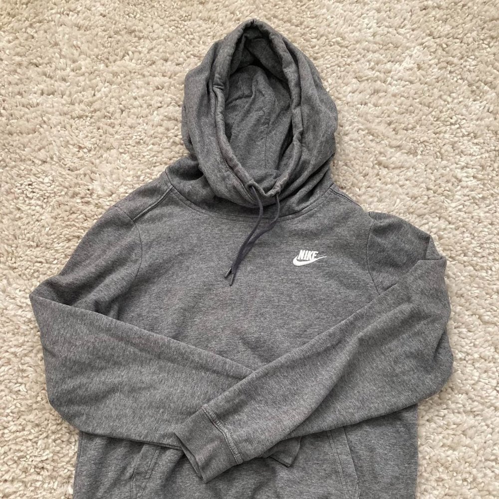 Gray Nike Womens Therma Hoodie Size Small